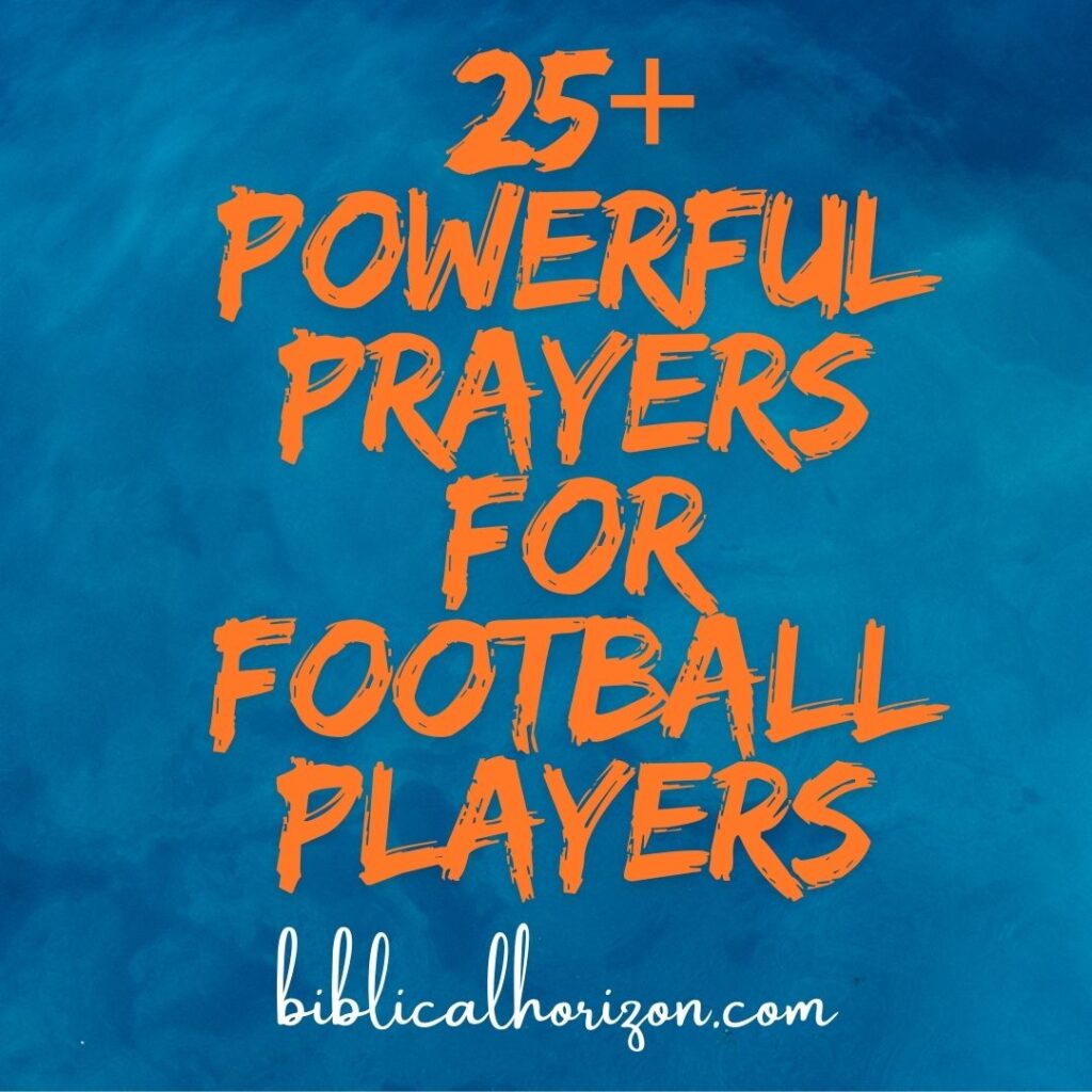 football pryaers