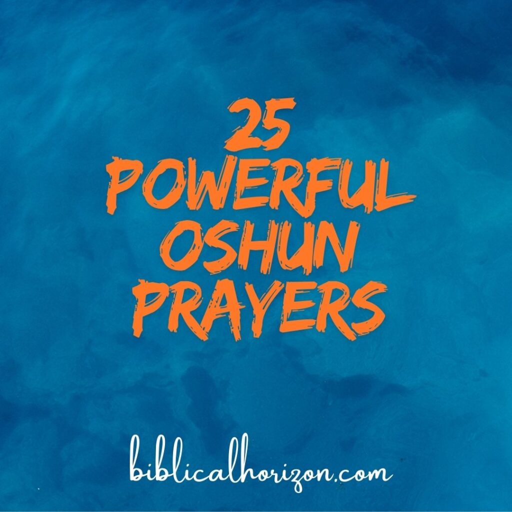 Oshun Prayers