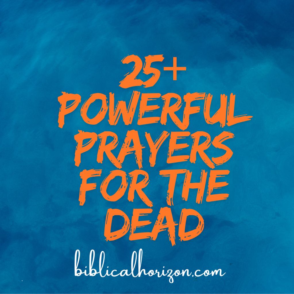 prayers for dead