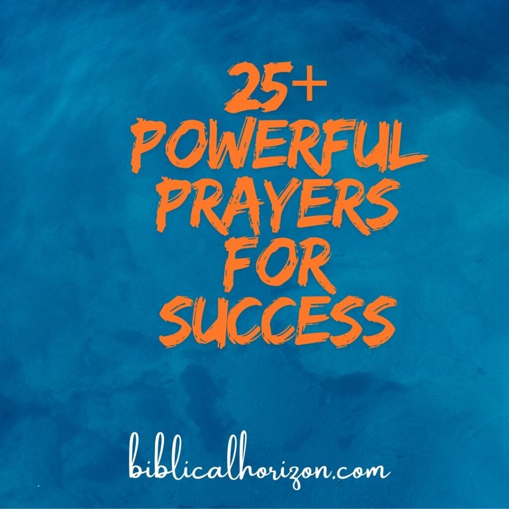 prayers for success