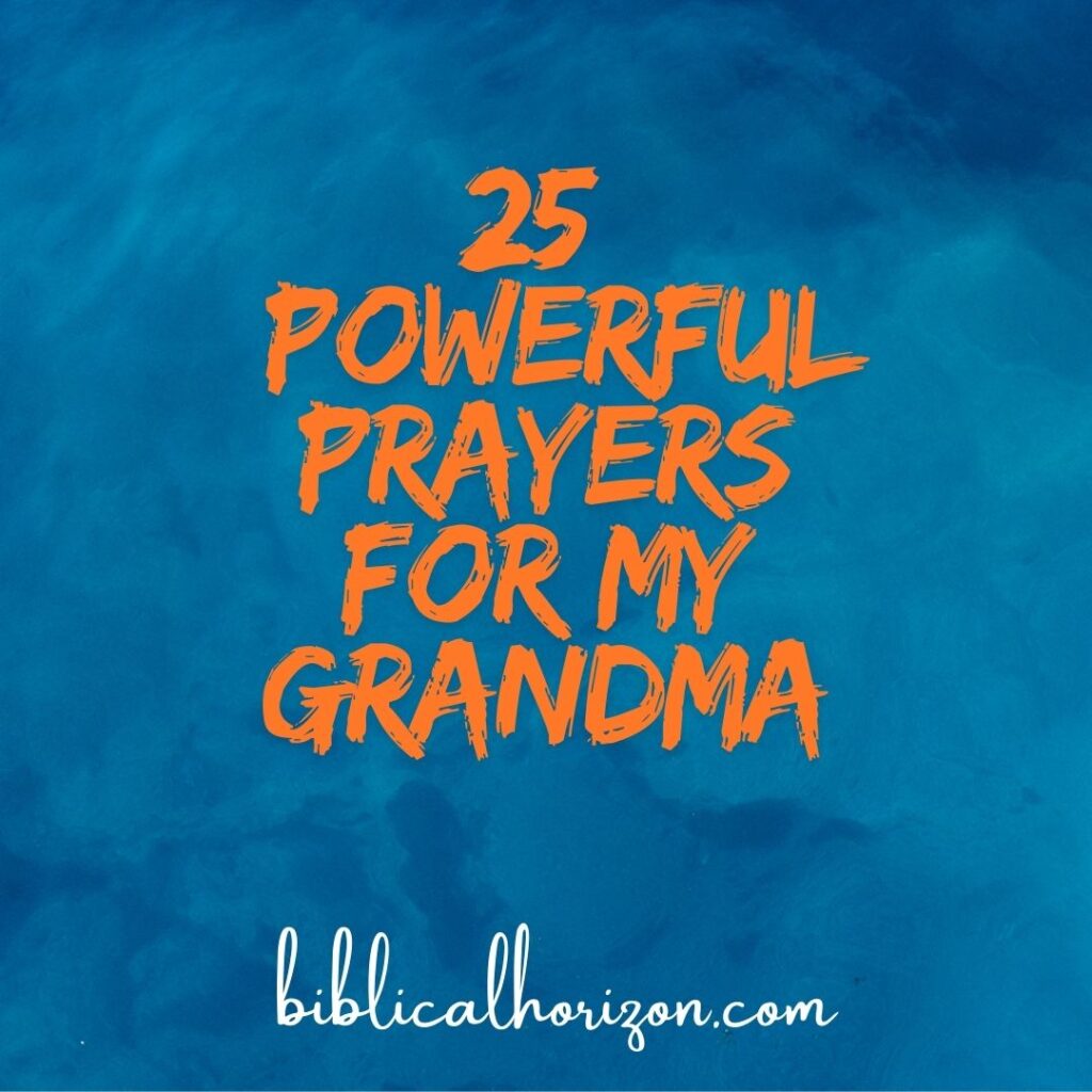 Prayers for My Grandma