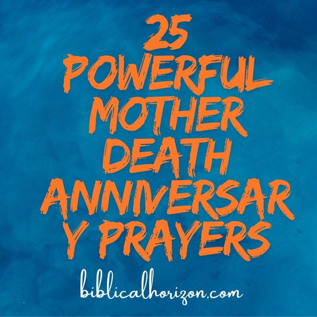 Mother Death Anniversary Prayers