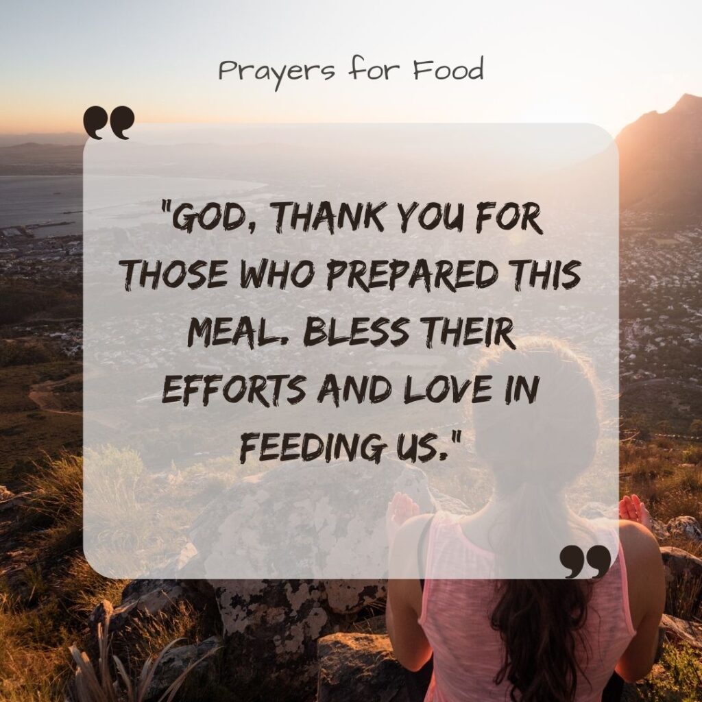 Prayers for Food