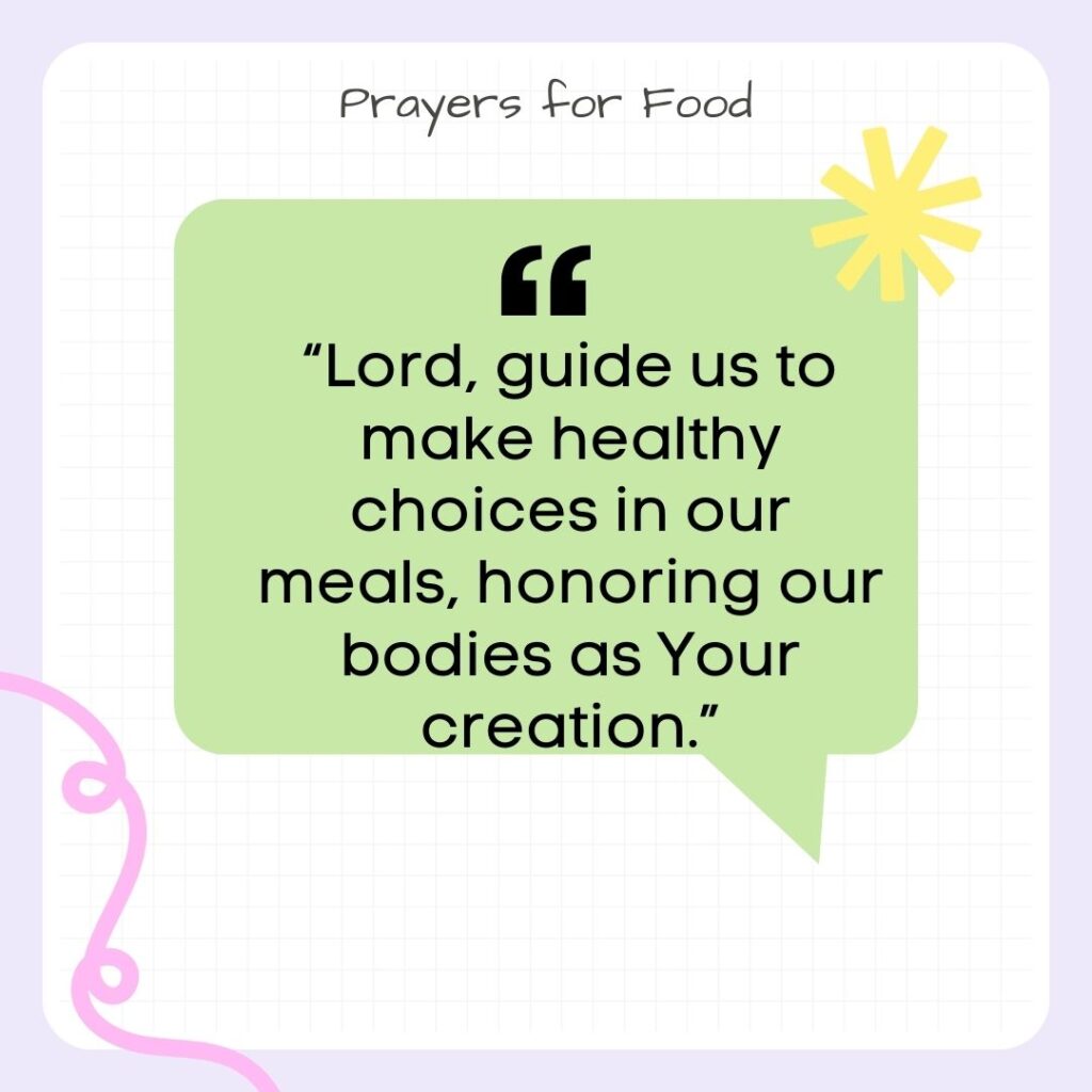 Prayers for Food