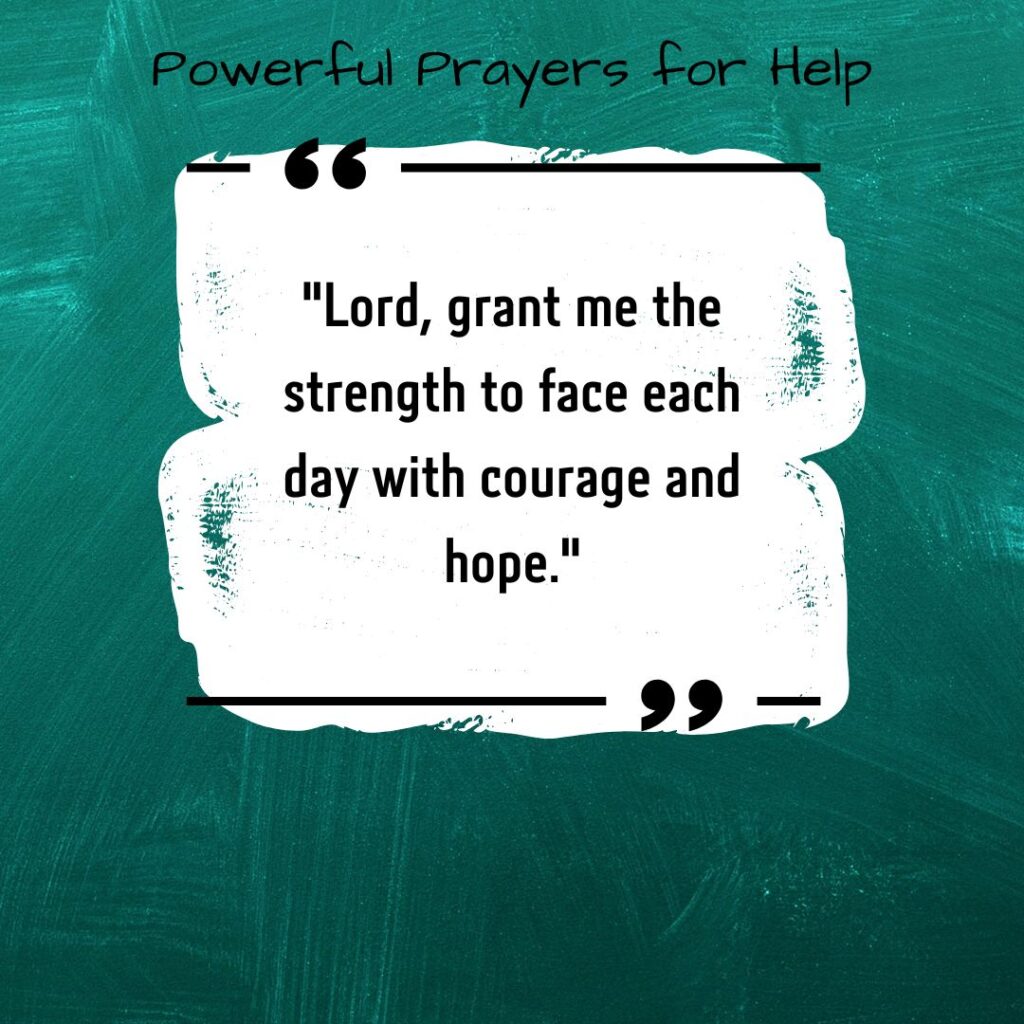 Prayers for Help