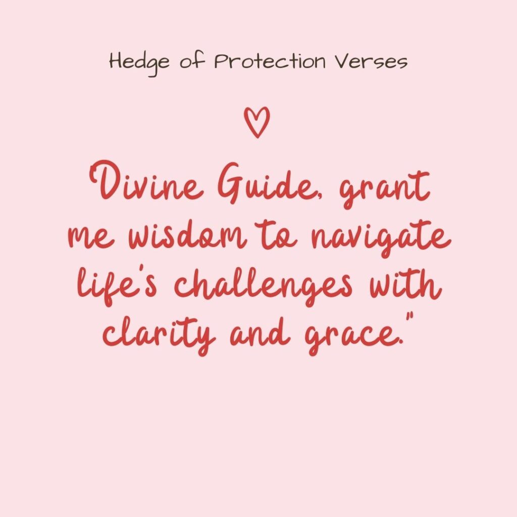 Hedge of Protection Verses