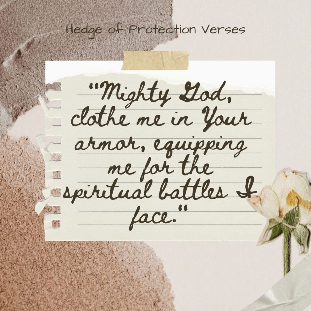 Hedge of Protection Verses