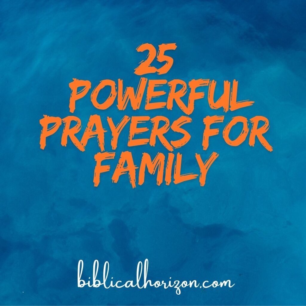 Prayers for Family