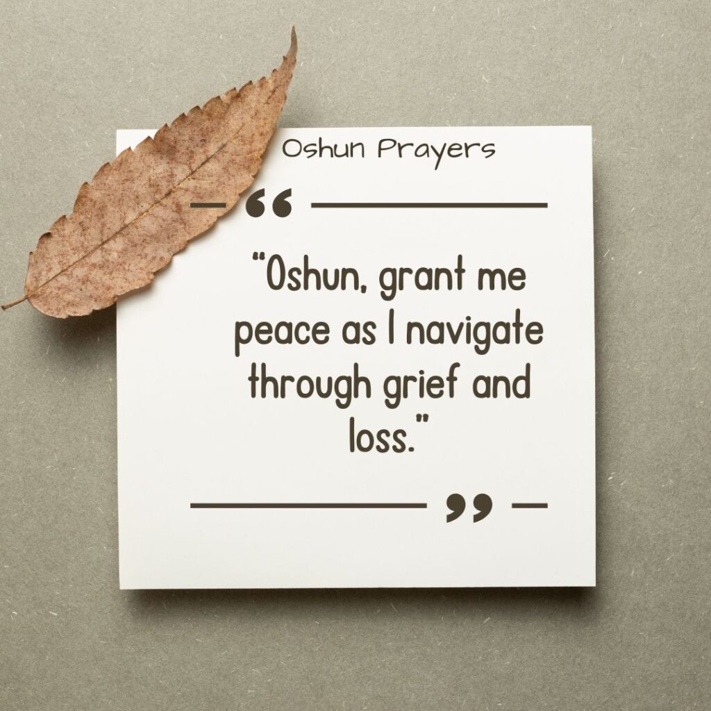 Oshun Prayers
