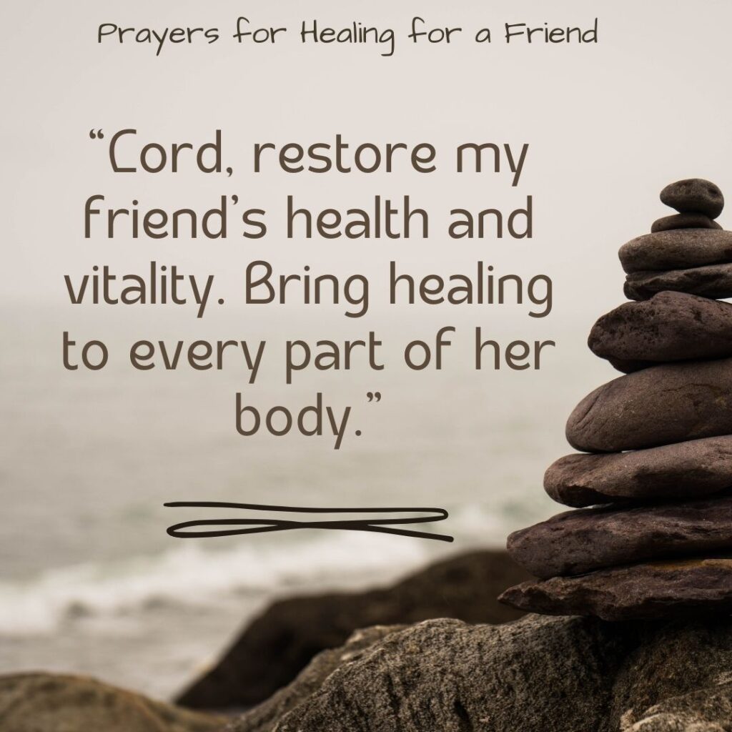 Prayers for Healing for a Friend