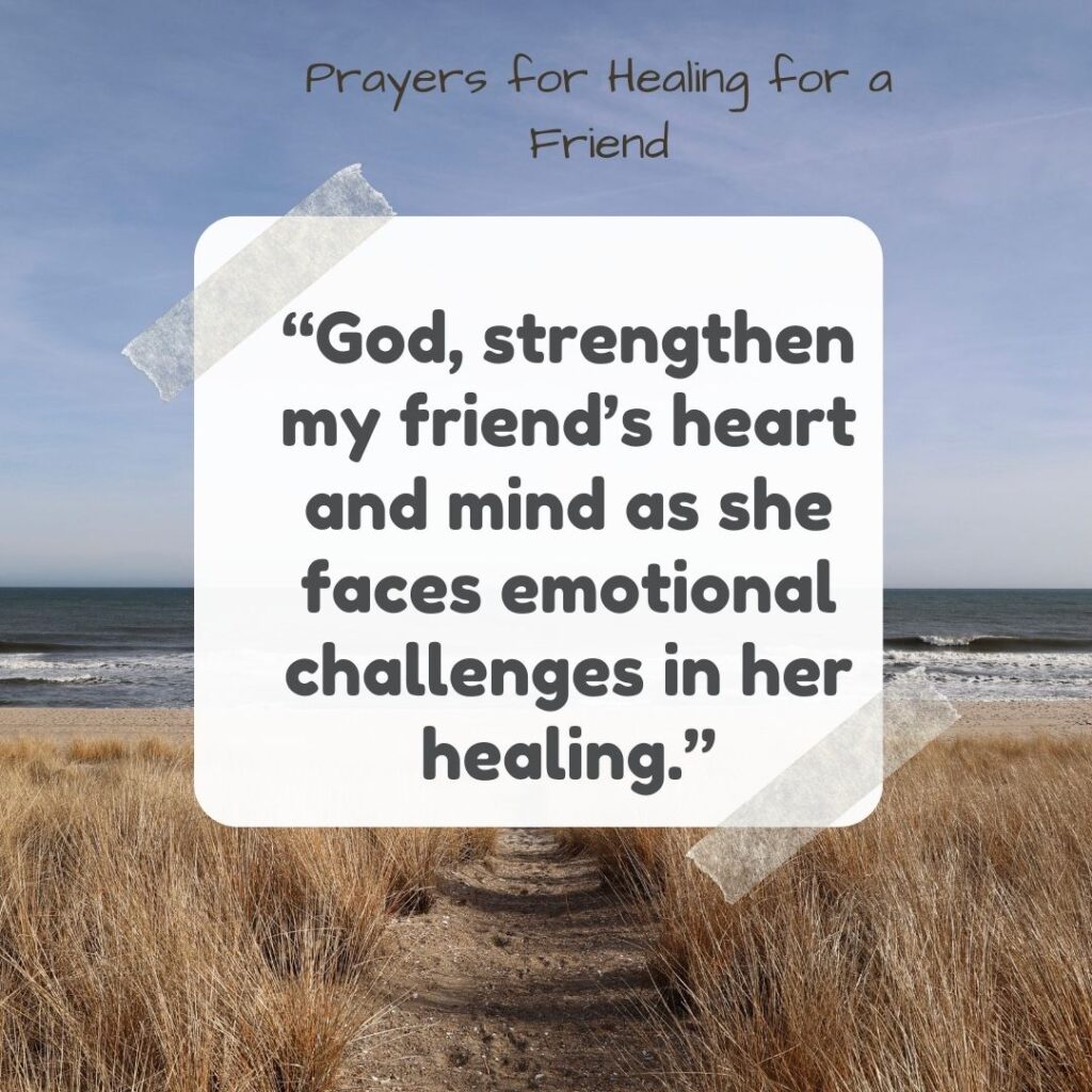 Prayers for Healing for a Friend