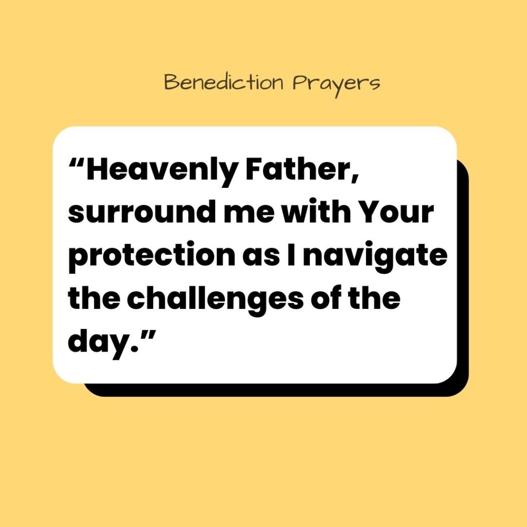 Benediction Prayers
