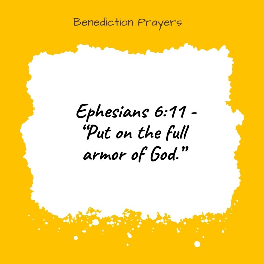 Benediction Prayers