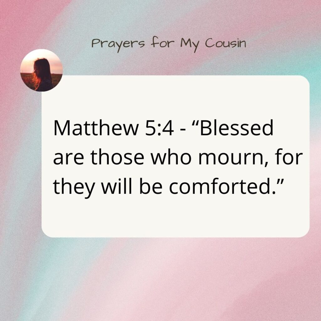 Prayers for My Cousin
