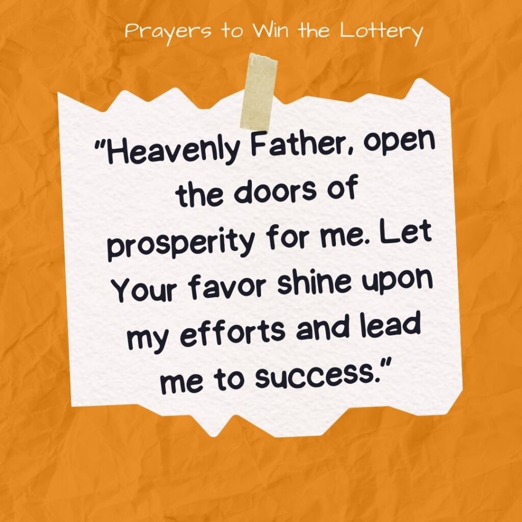 25 Powerful Prayers to Win the Lottery
