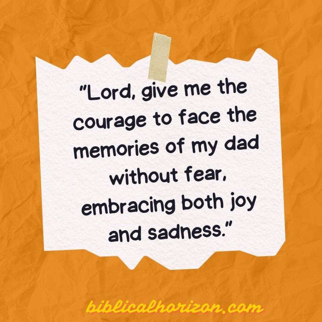 Memory Prayers for Dad in Heaven