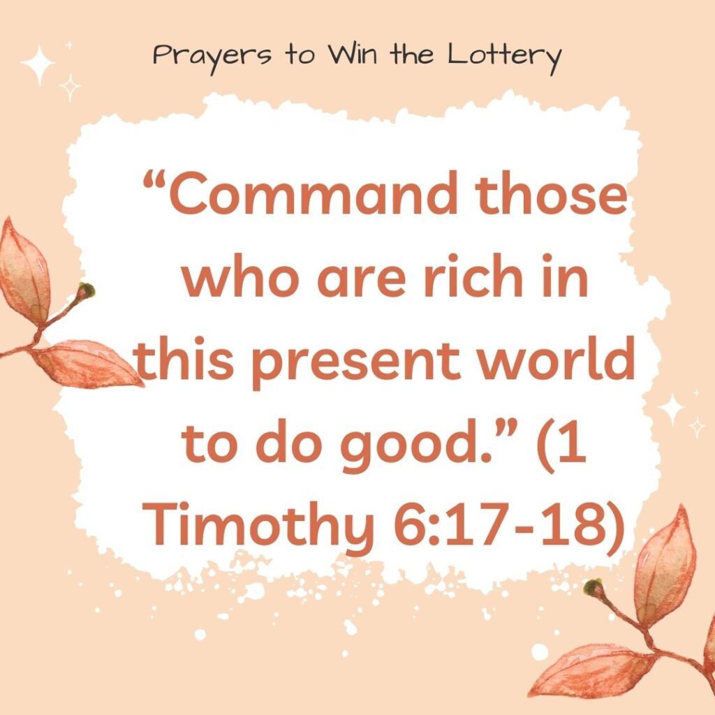 25 Powerful Prayers to Win the Lottery