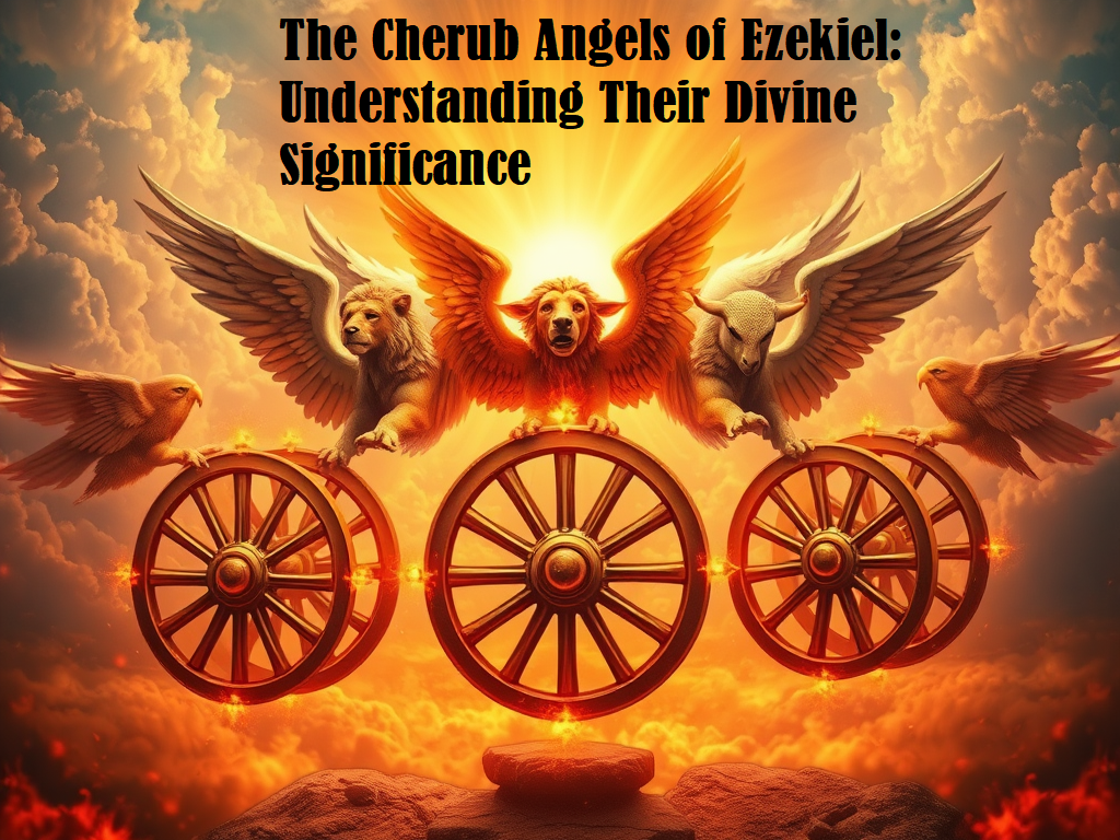 The Cherub Angels of Ezekiel: Understanding Their Divine Significance