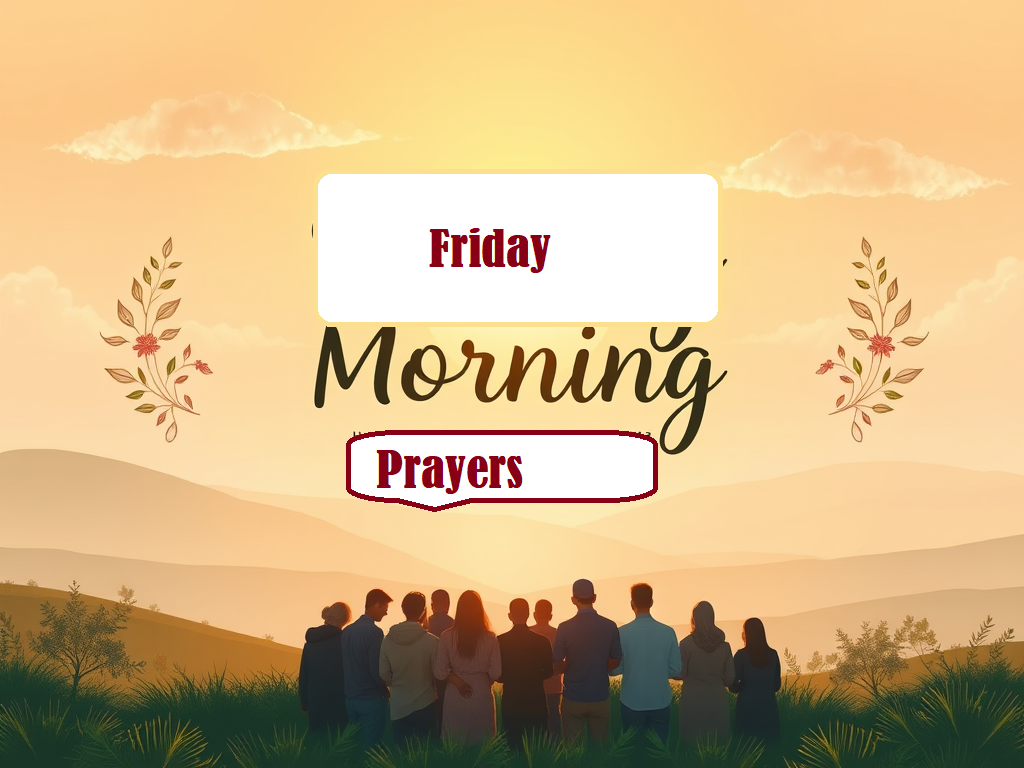 prayers for friday