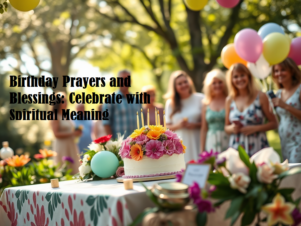 Birthday Prayers and Blessings: Celebrate with Spiritual Meaning