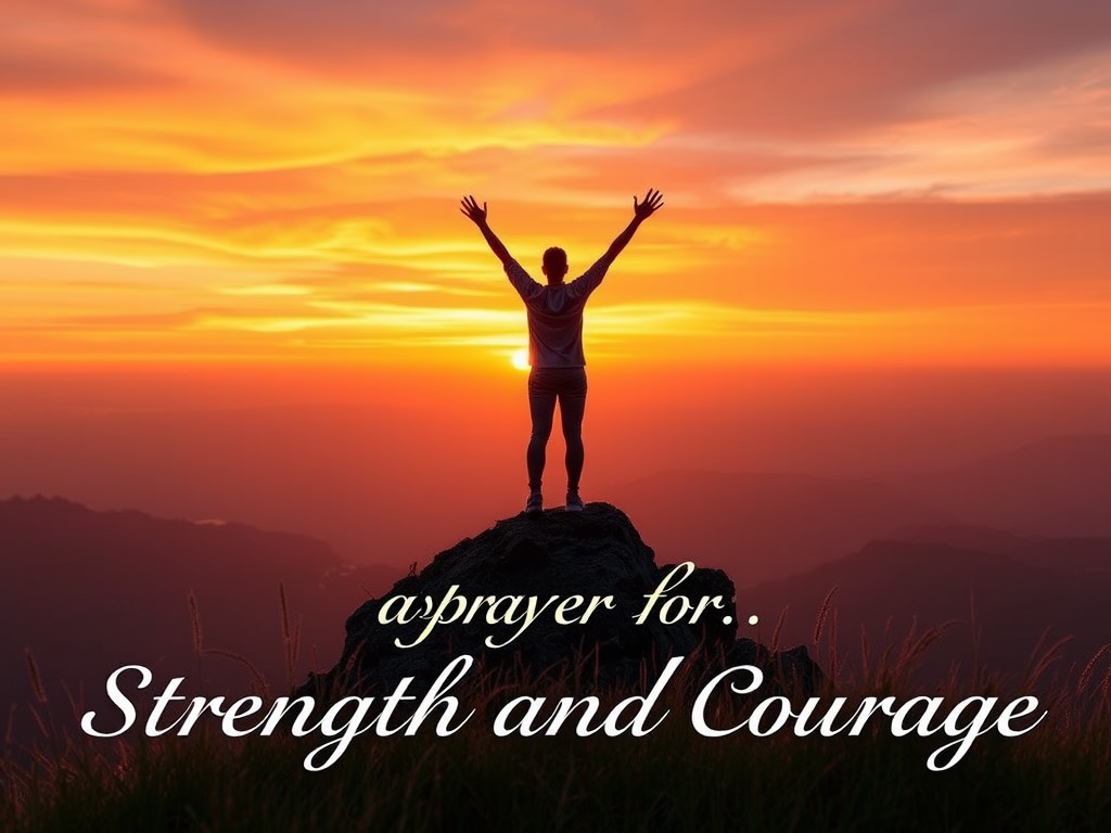 a prayer for strength and courage