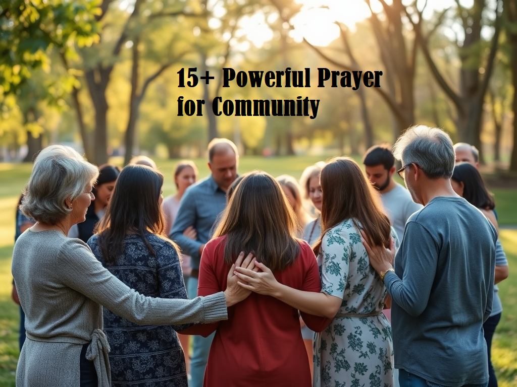 15+ Powerful Prayer for Community