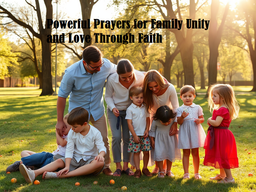 Powerful Prayers for Family Unity and Love Through Faith
