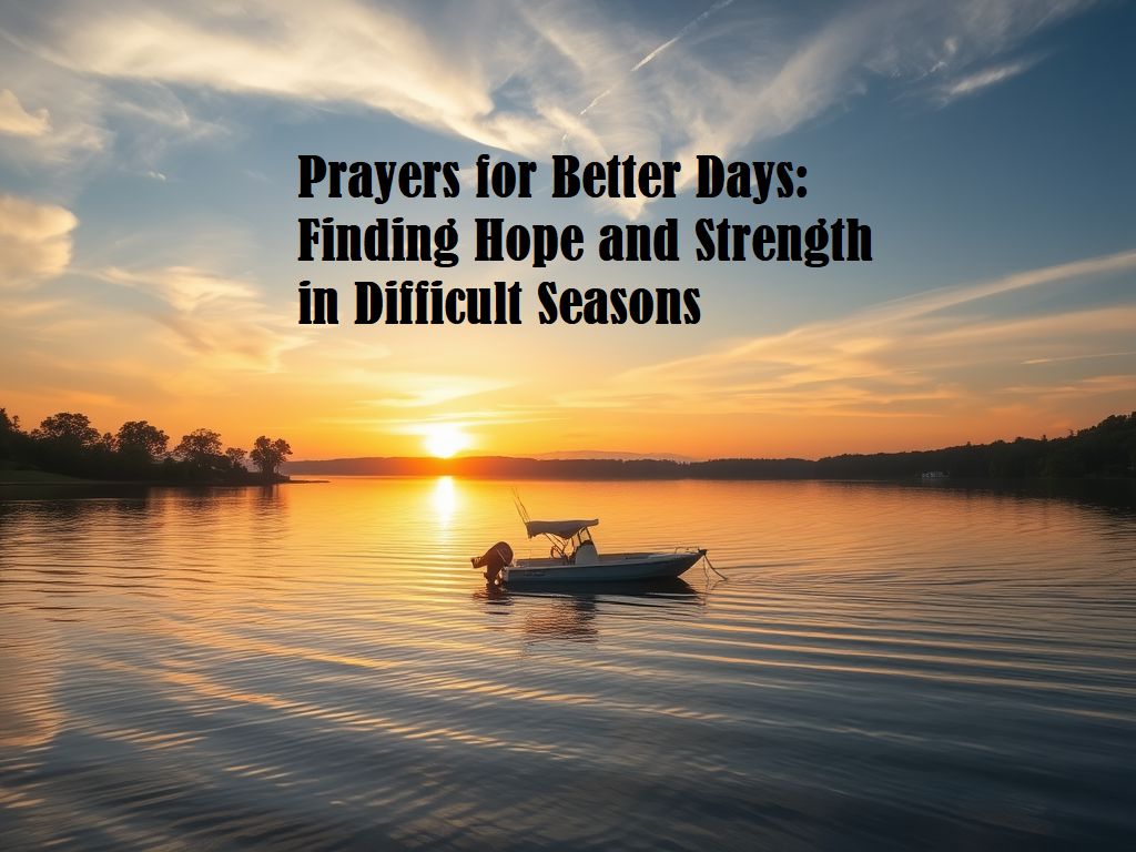 Prayers for Better Days: Finding Hope and Strength in Difficult Seasons