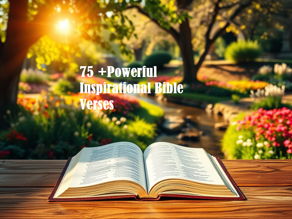 75 +Powerful Inspirational Bible Verses