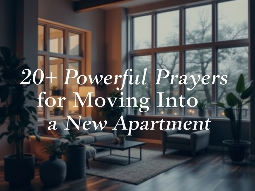 Prayers for Moving Into a New Apartment