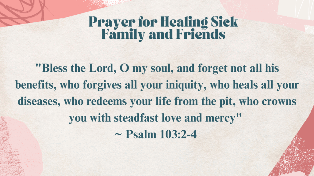 prayer for healing