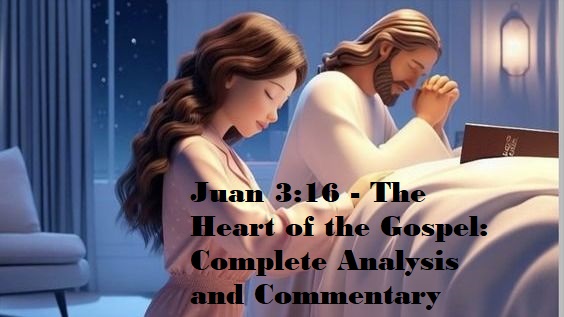 Juan 3:16 - The Heart of the Gospel: Complete Analysis and Commentary