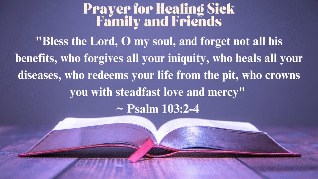 prayer for healing