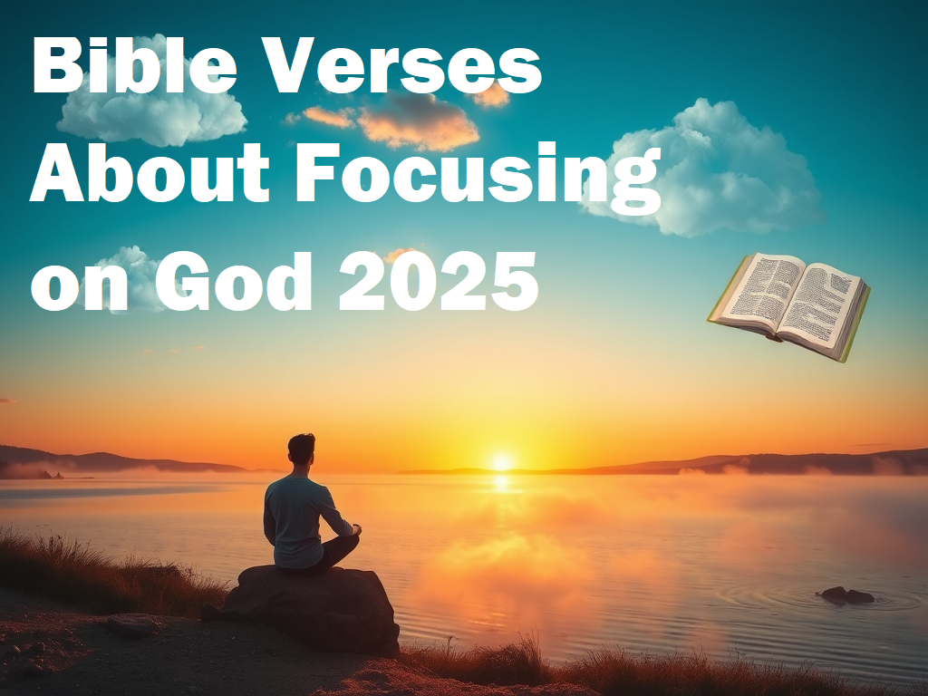 25 Best Bible Verses About Focusing on God 2025