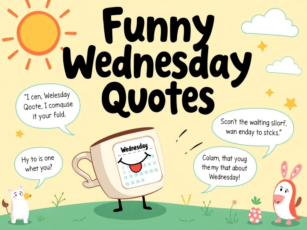 100 Unforgettable Funny Wednesday Quotes