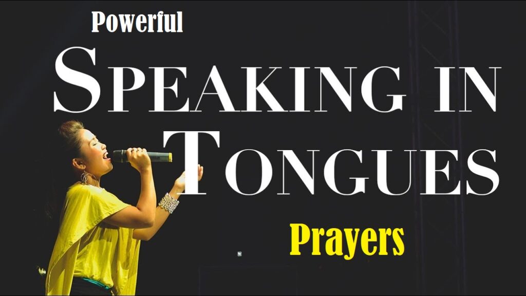 speaking in tongues verses