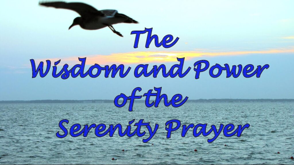 serenity prayer
