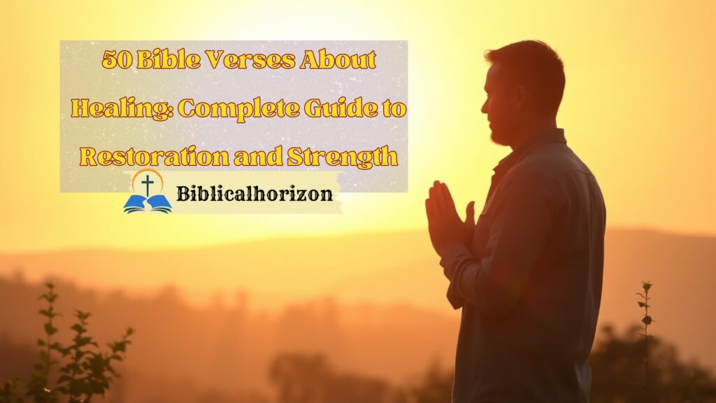 50 Bible Verses About Healing: Complete Guide to Restoration and Strength